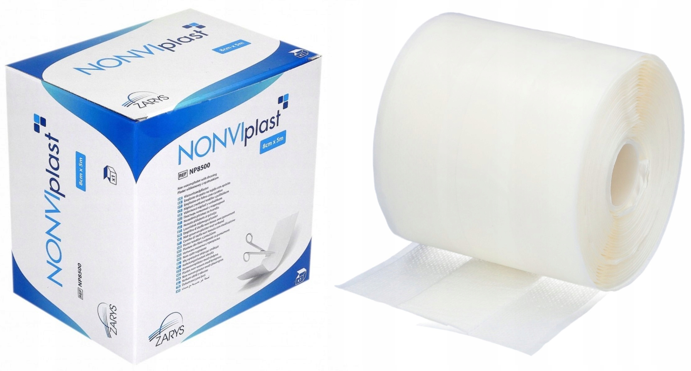 ELASTYCZNY PLASTER WŁÓKNINOWY Z OPATRUNKIEM 5 metr Producent Zarys