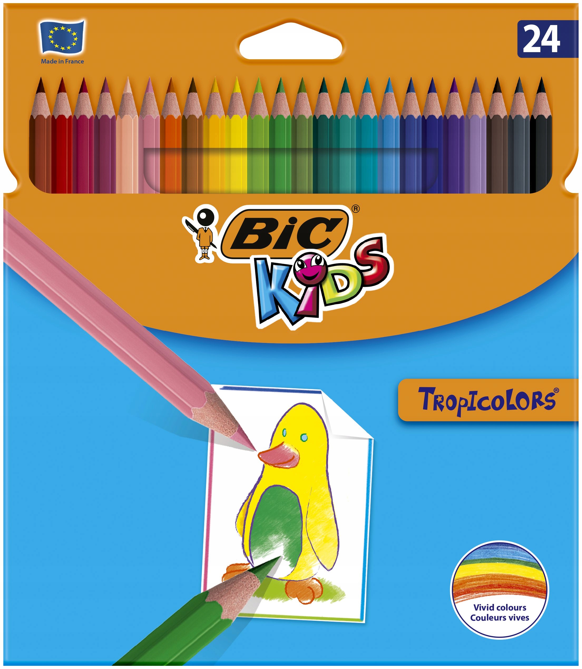 

Kredki ołówkowe Bic Kids Tropicolors pud. 24 szt.