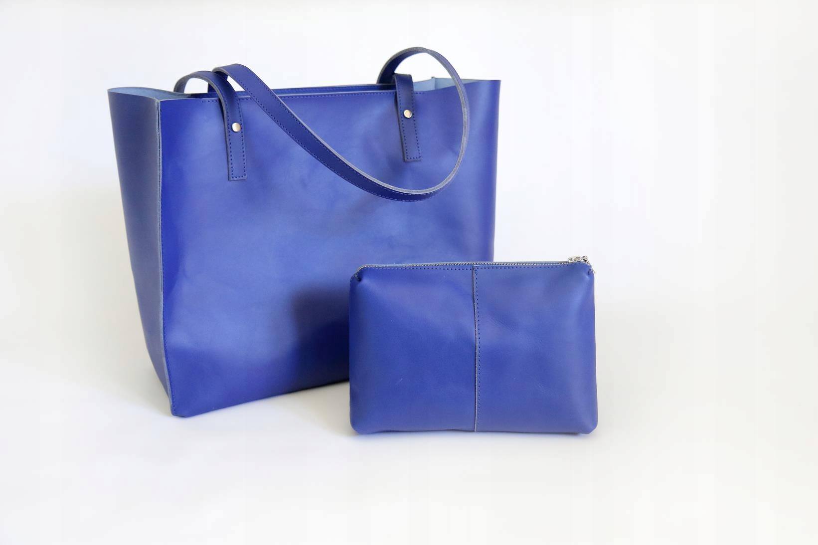 TOREBKA DAMSKA SHOPPER BAG , KUFEREK BLUE BAG