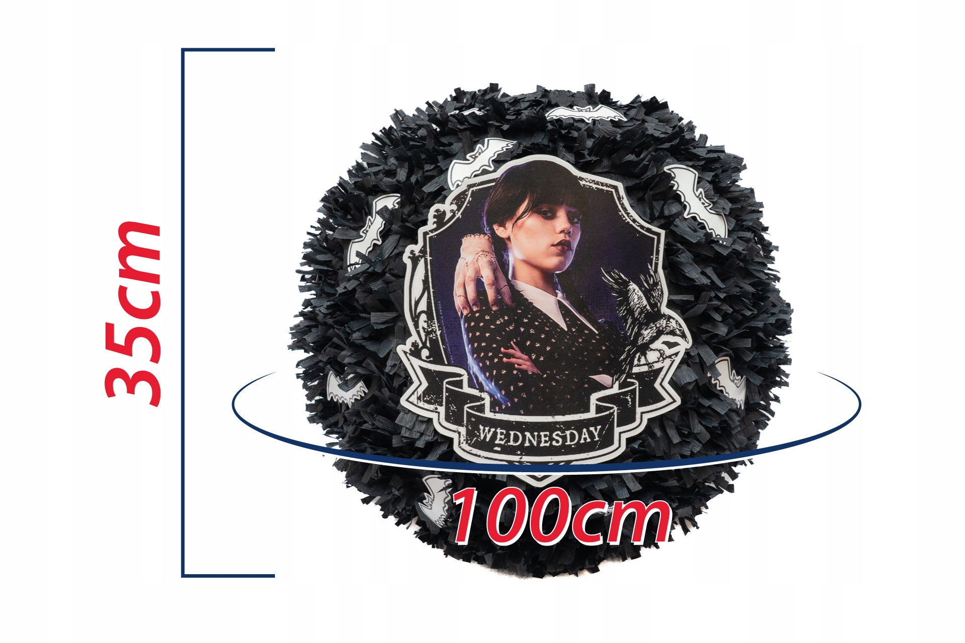 PINIATA XXL -100CM WEDNESDAY + DODATEK Marka bez marki