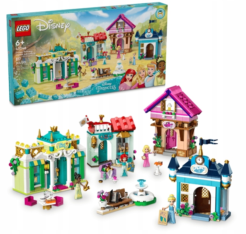 Lego Disney 43246 Przygoda księżniczki Disneya na targu