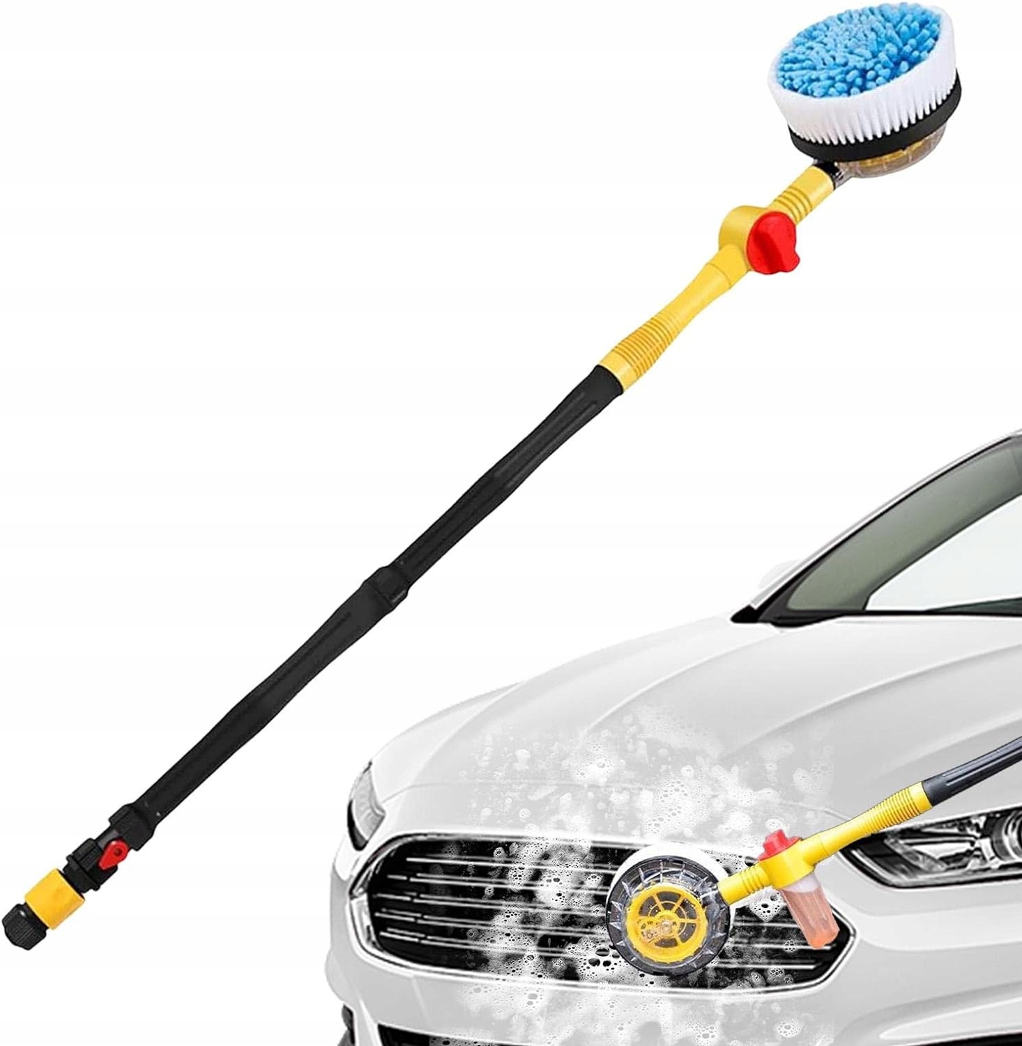 Szczotka do mycia samochodu z d?ug? r?czk? -