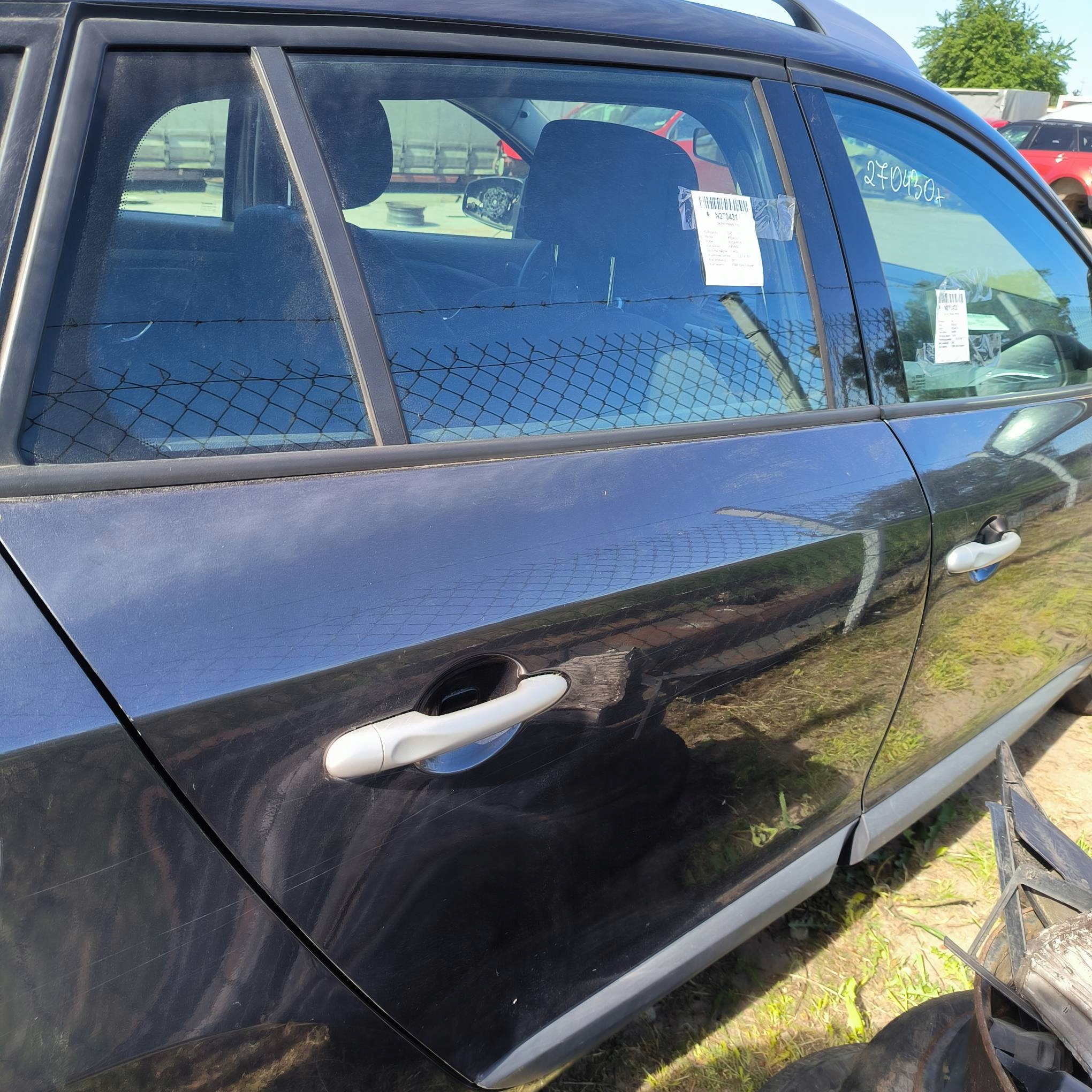Tür rechts heck TEB66 RENAULT MEGANE III KOMBI
