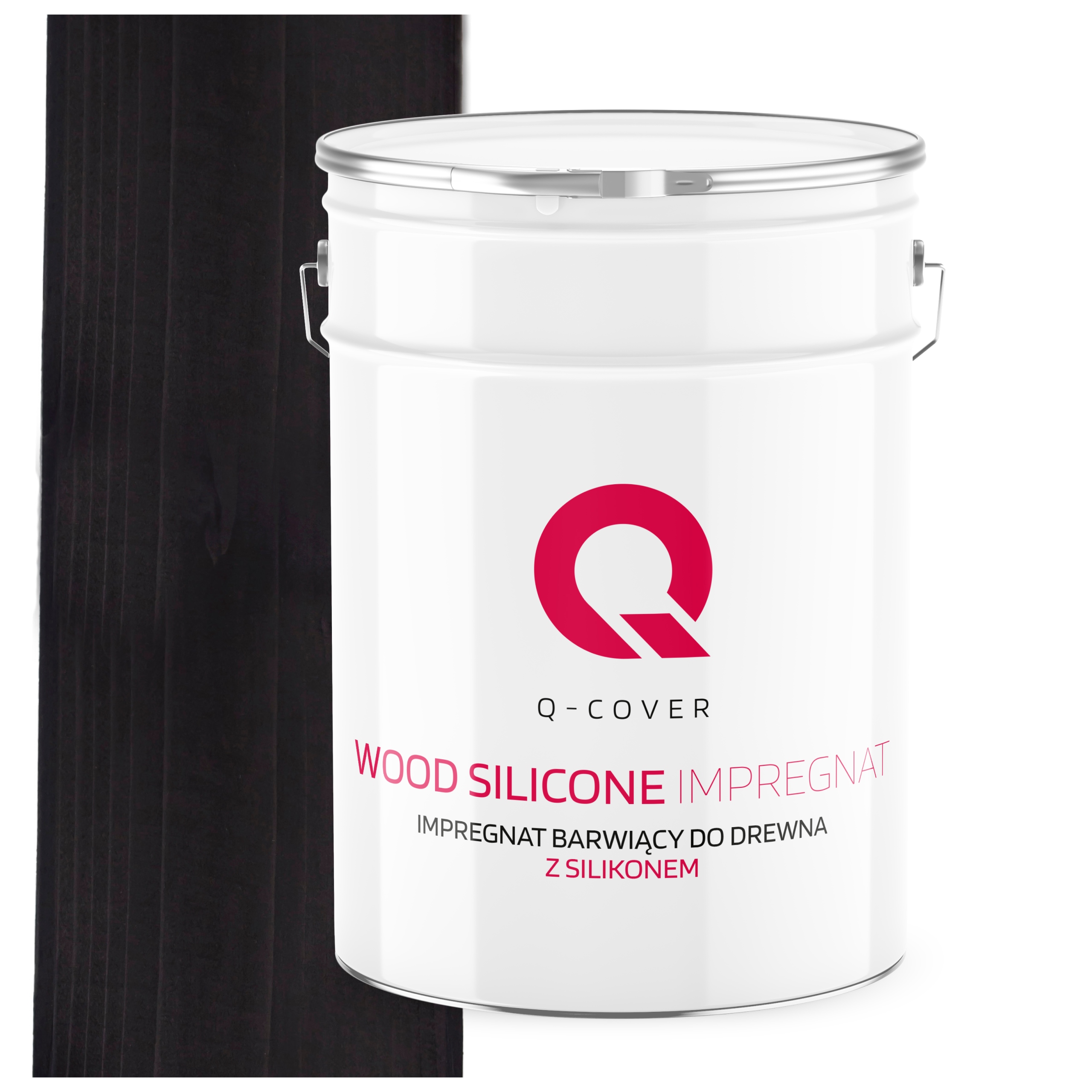 Impregnát Na Dřevo Barvící Lazura 10 L Ochranný S Silikonem Na Terase Černý