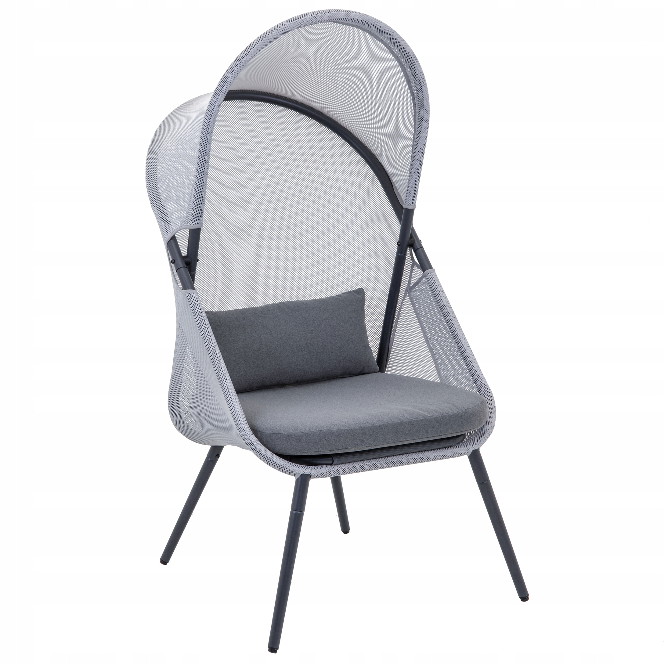 Pohodlné Záhradné Kreslo S Vankúšom Na Balkón, Terasu, Pevné Záhradné Kreslo