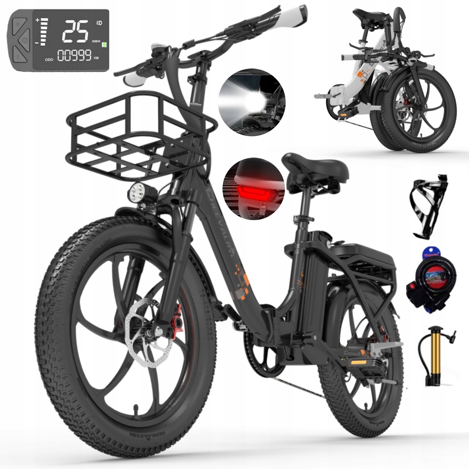 Elektrokolo Cheevalry C20PRO terénní 250W 20AH 150KM E-bike Mtb