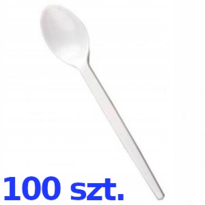 

Sztućce jednorazowe Łyżeczka Biała Standard 100szt