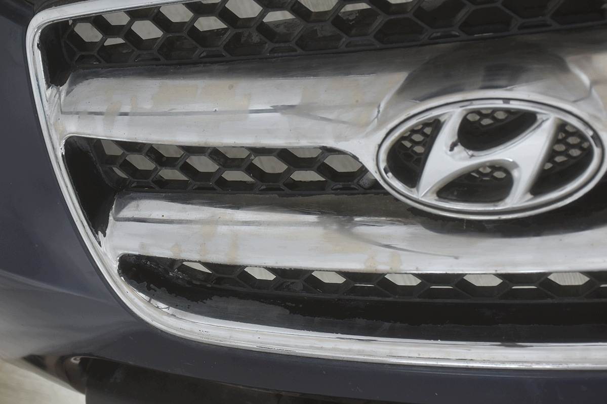 Frontstoßstange * vorne HYUNDAI SANTA FE II 2 Q9