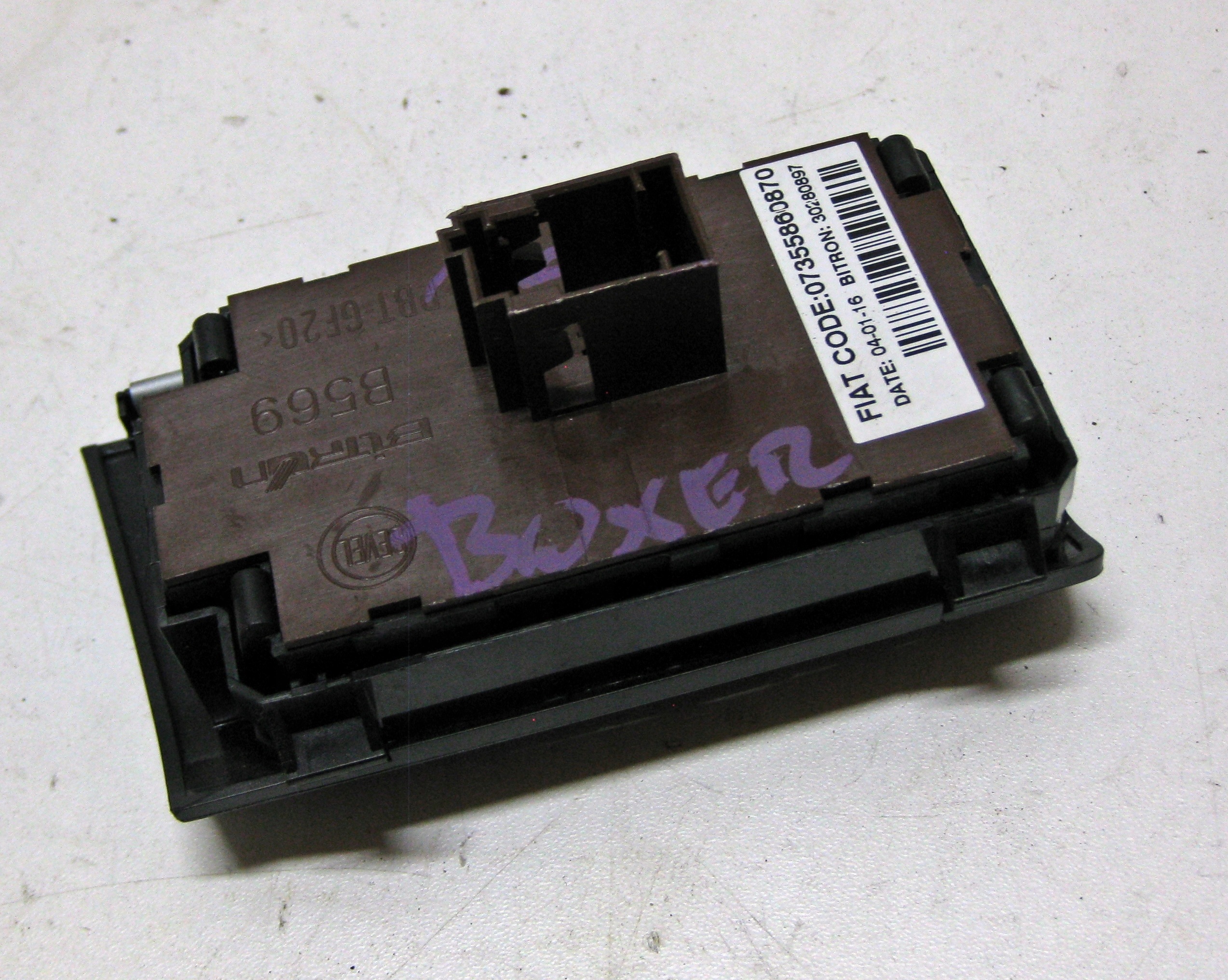 JUMPER DUCATO BOXER LIFT III PANEL lichtschalter 07355860870
