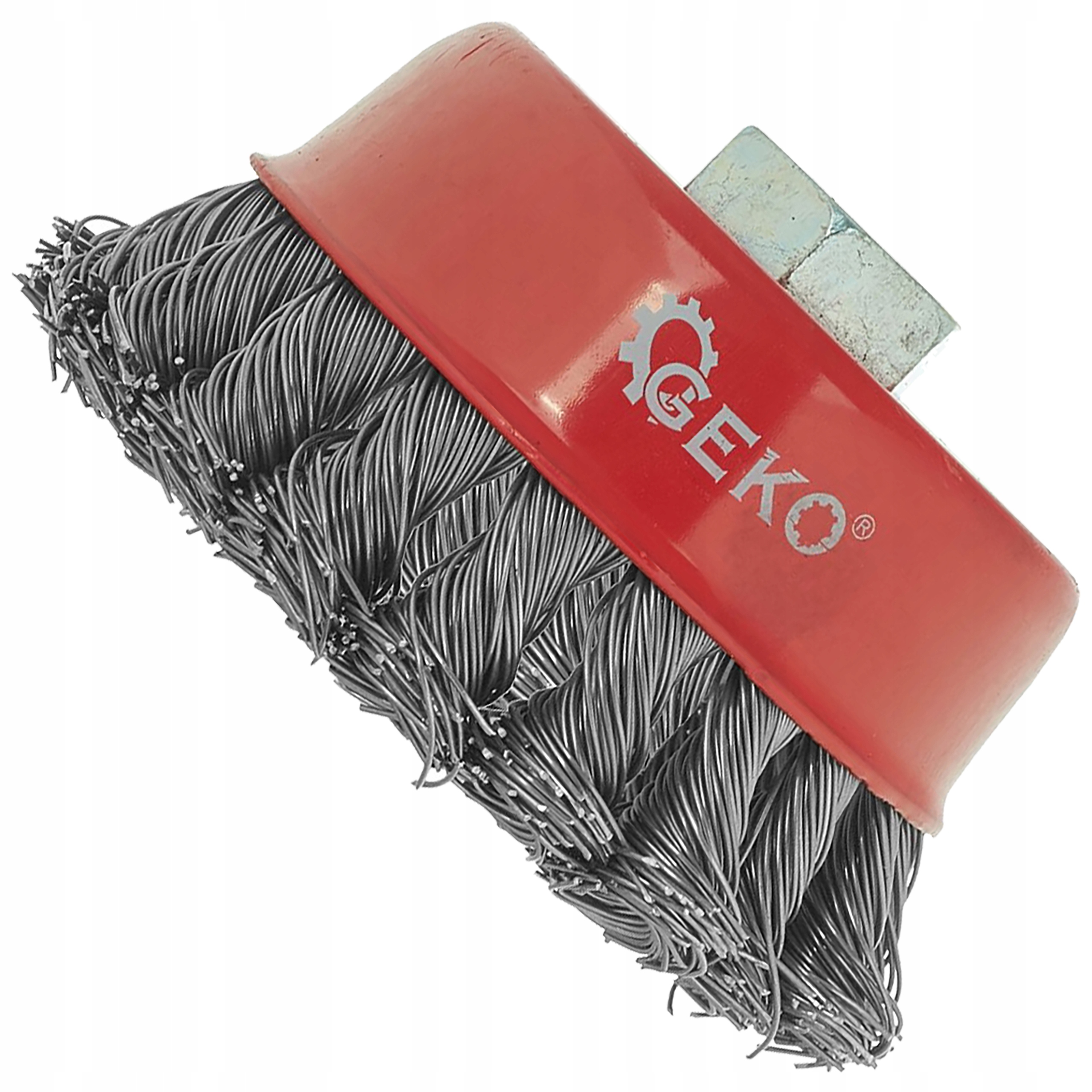 SZCZOTKA DRUCIANA DOCZOŁOWA PLECIONA 85mm M14 DO SZLIFIERKI KĄTÓWKI CZOŁOWA