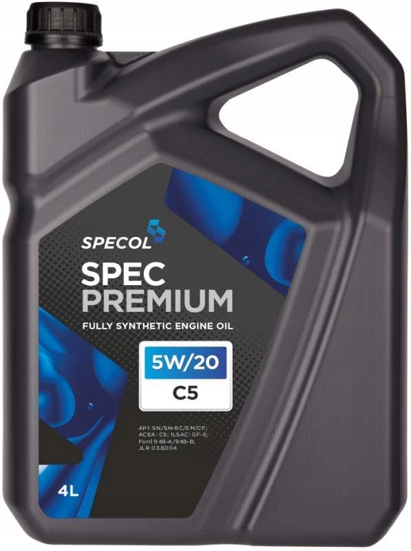 Olej Specol 5W20 4l Premium C5 Sn-rc/cf Wss M2C 948 B GF-5 Stjlr.