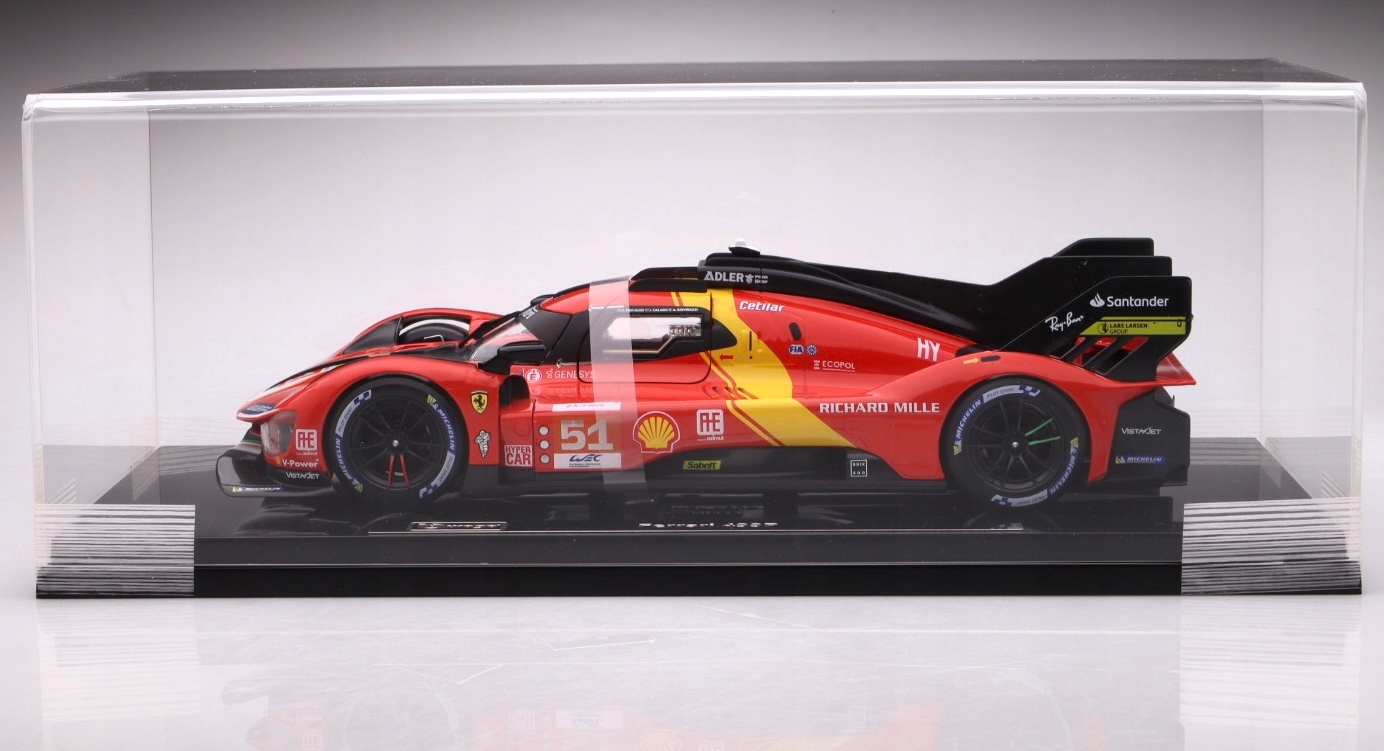 Ferrari 499P vítěz číslo 51 Le Mans – 2023 Bburago 1:18