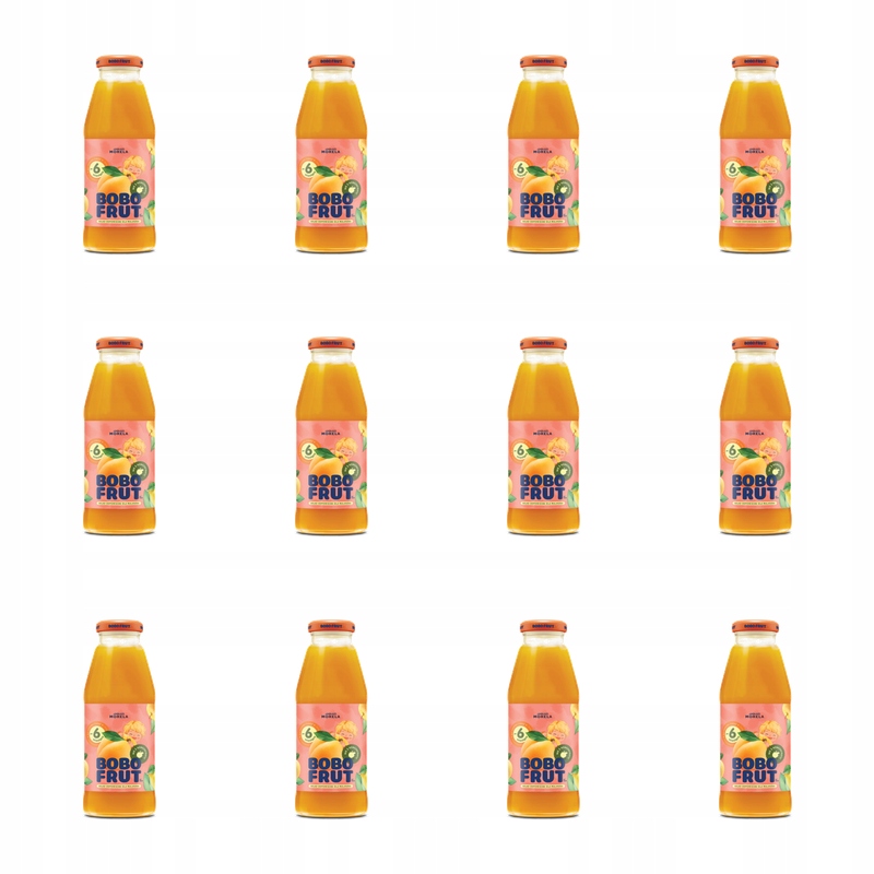 Bobo Frut Nektar Jablko meruňka 300 ml po 6. měsíci X12