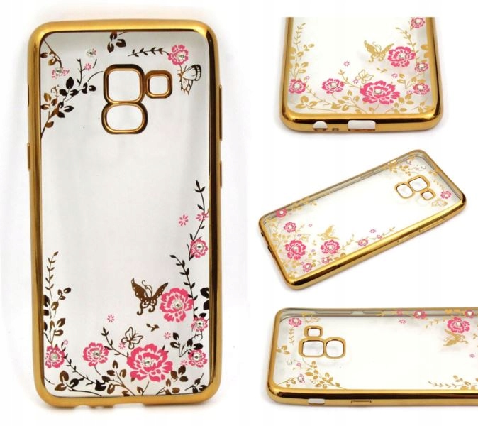 

Etui Glossy Diamond do Samsung A8 2018 A530 złoty