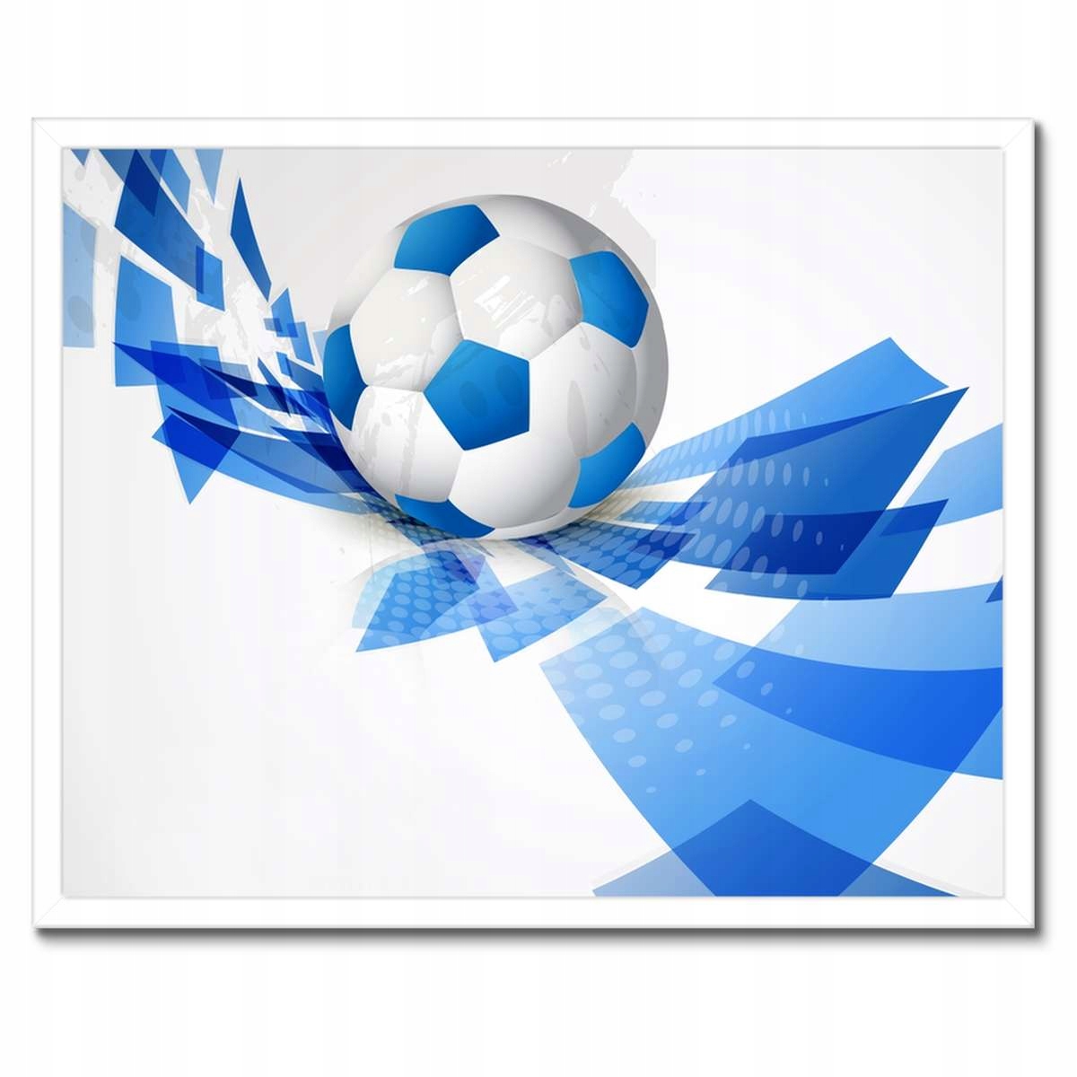 Plakáty v rámu 50x40 Modrý fotbal