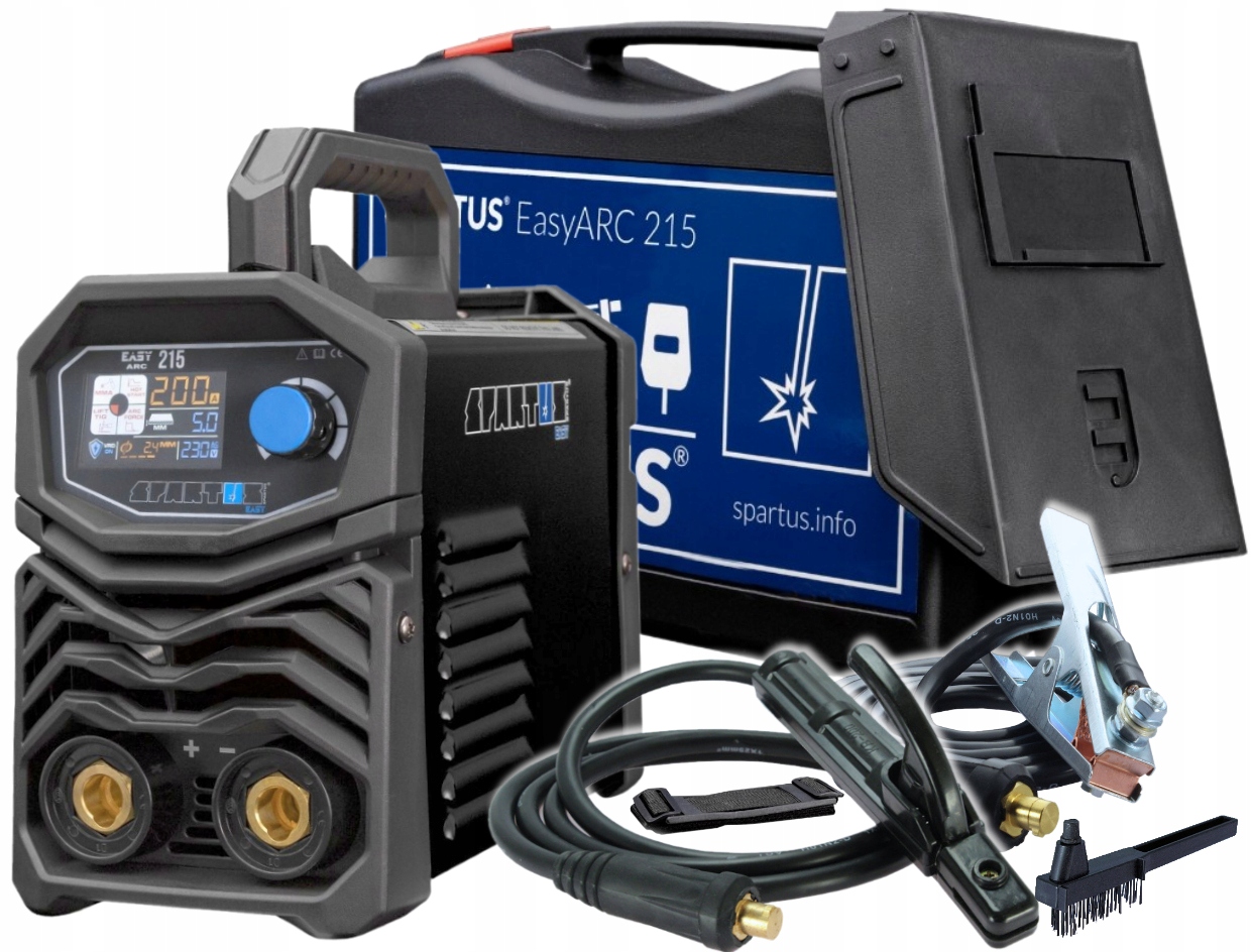 Інверторний зварювальний апарат. easyARC 215 200A MMA IGBT SPARTUS