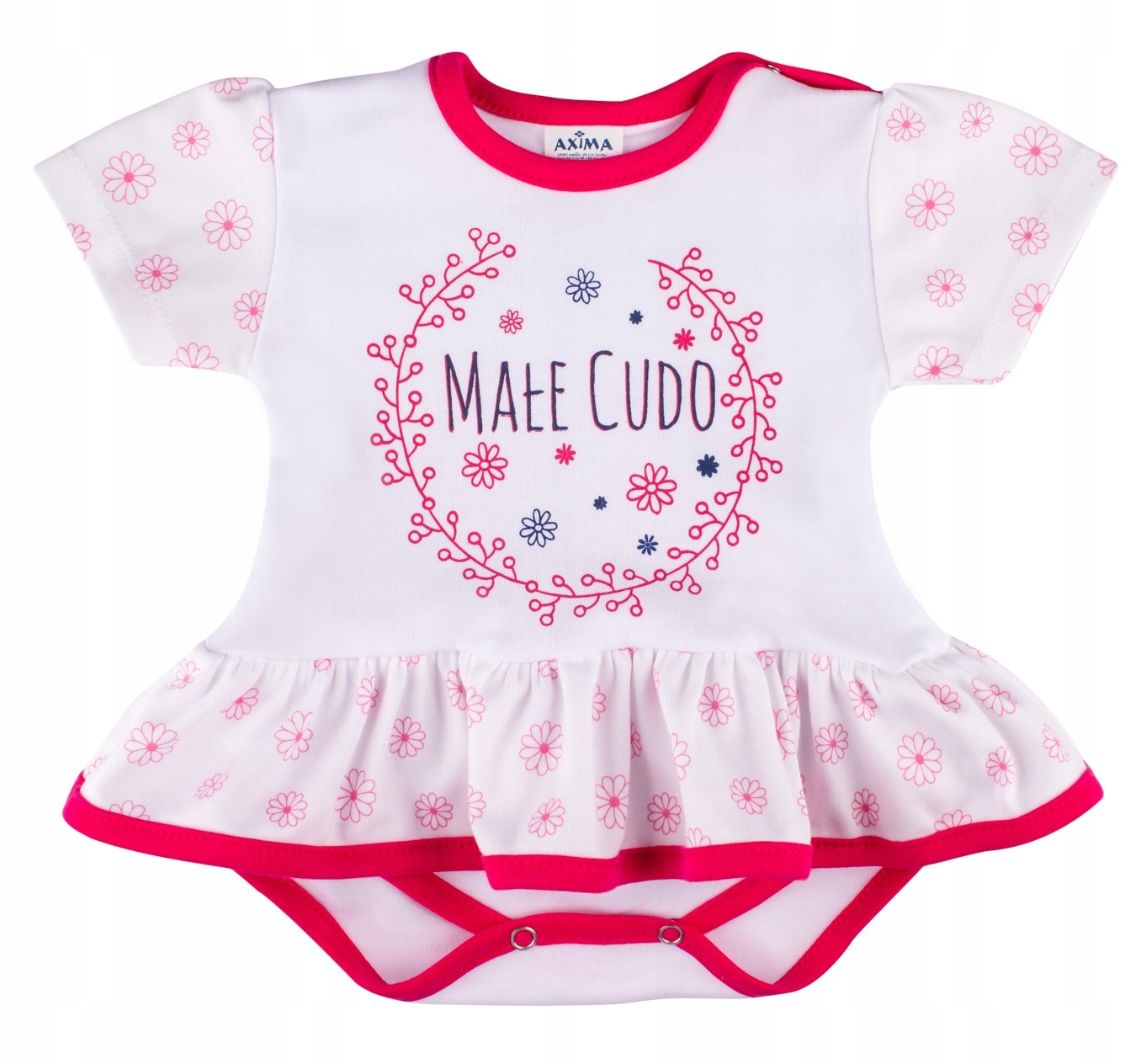 Body dziewczęce sukienka bodo-sukienka r. 80 MAŁE CUDO