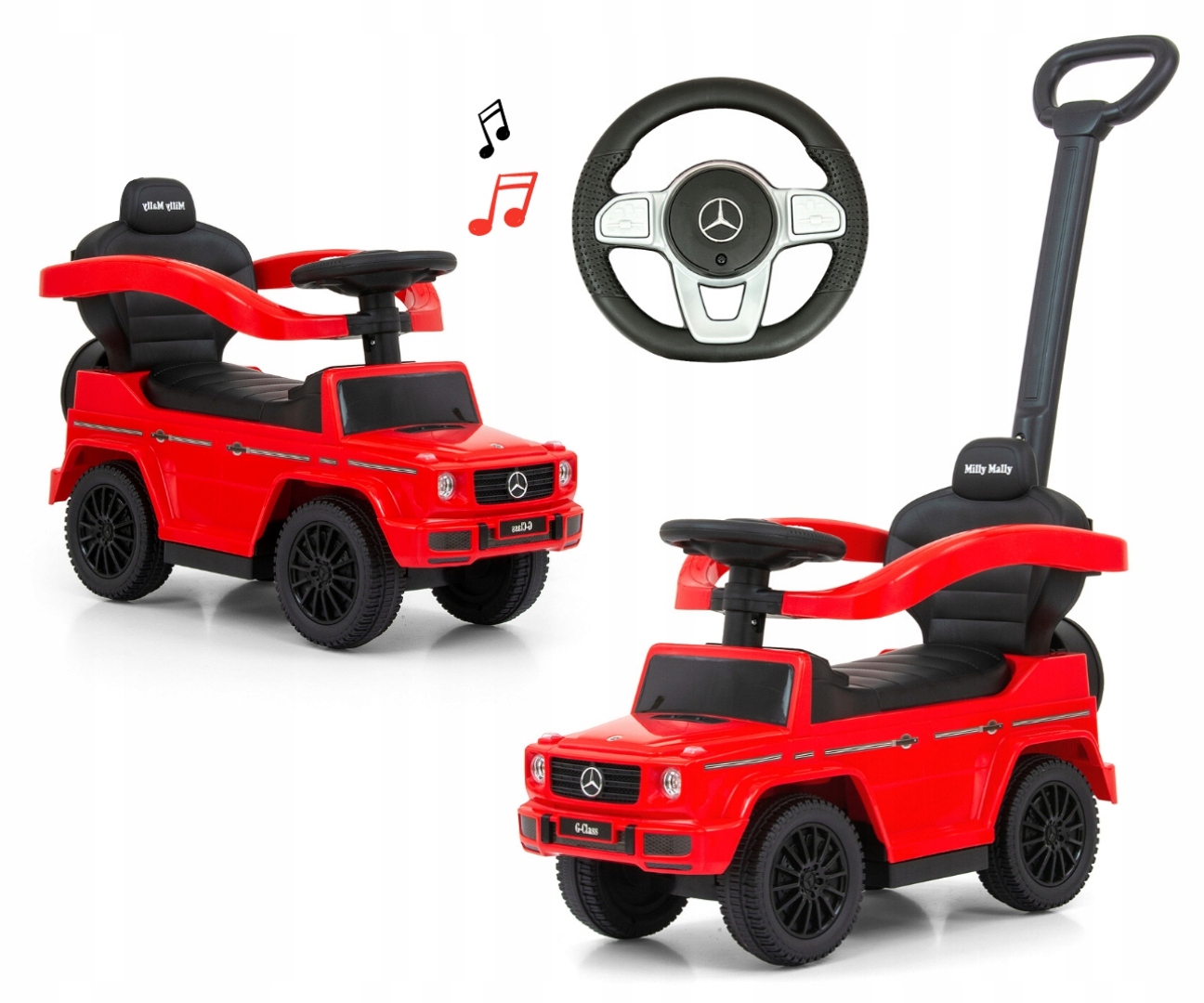 Auto Jeździk MERCEDES G350d Pojazd OPARCIE rączka