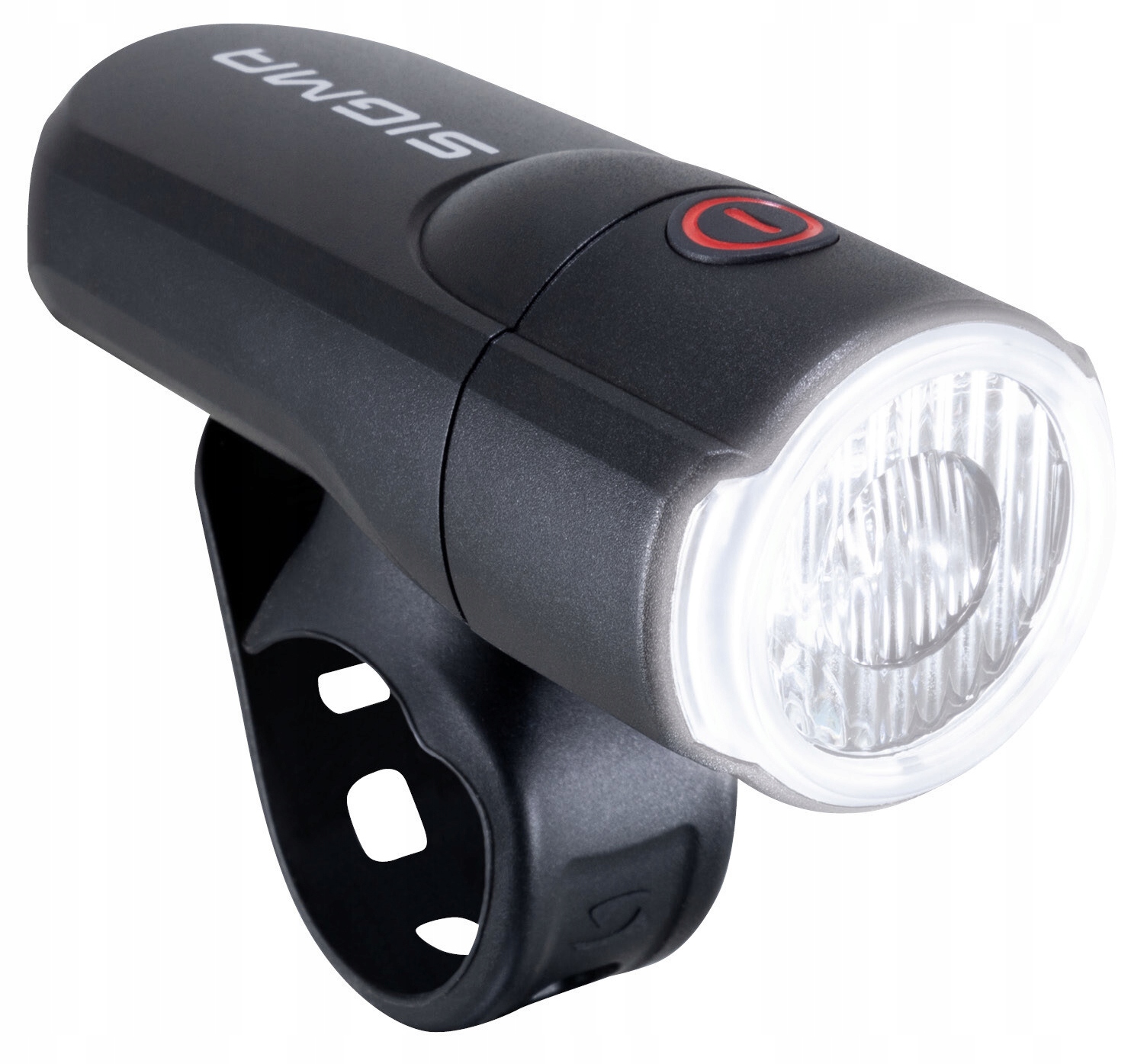 Markowa Lampka Rowerowa Mocna Latarka Sigma Aura 30 30LUX Led Baterie Aa