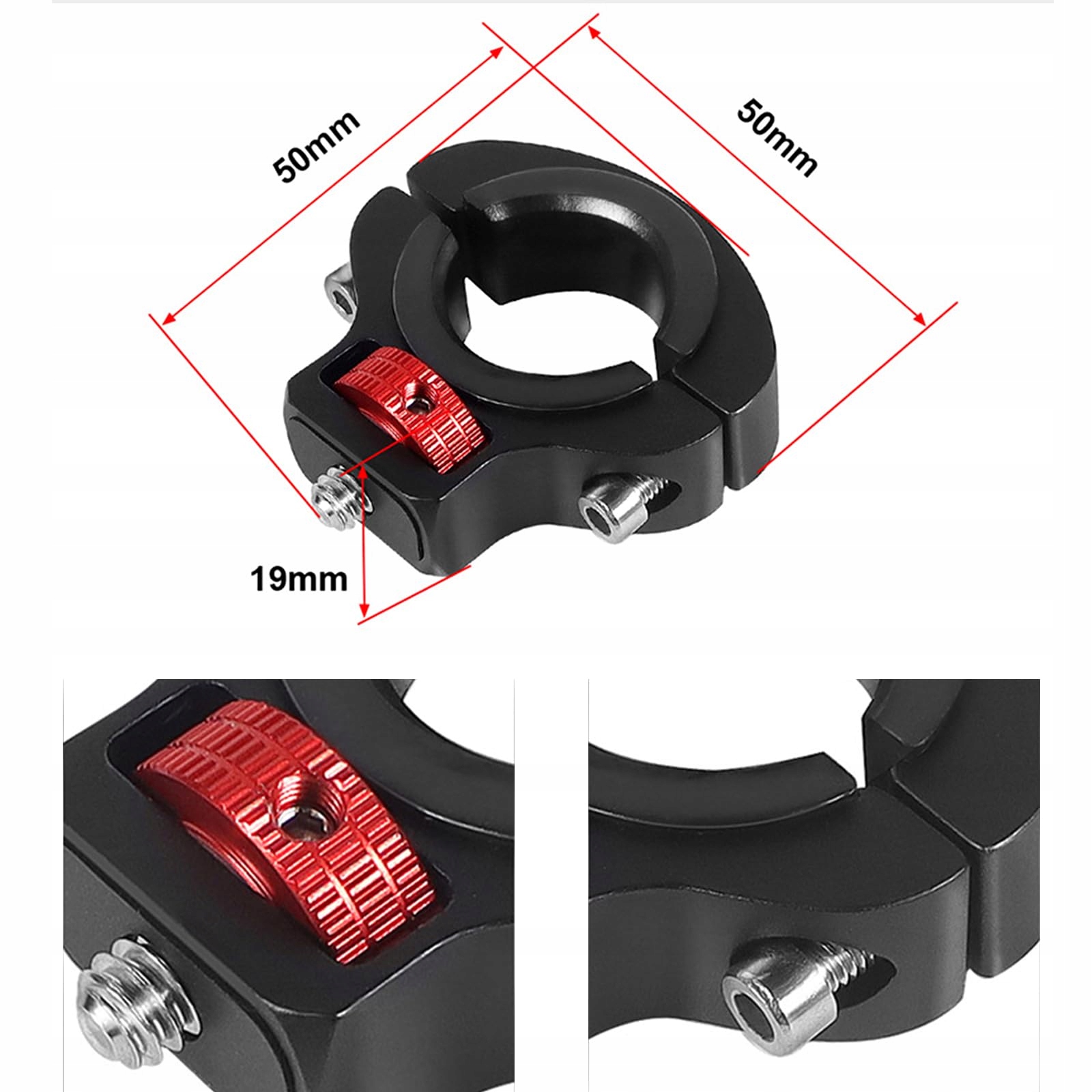 GOPRO Uchwyt Rowerowy 360° Do Kamery Sportowej Na Kierownicę — miniatura 2