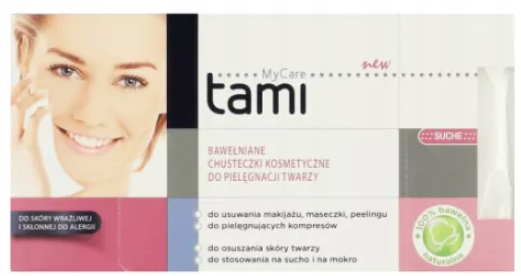

Tami Care chusteczki kosmetyczne do twarzy 30 szt.