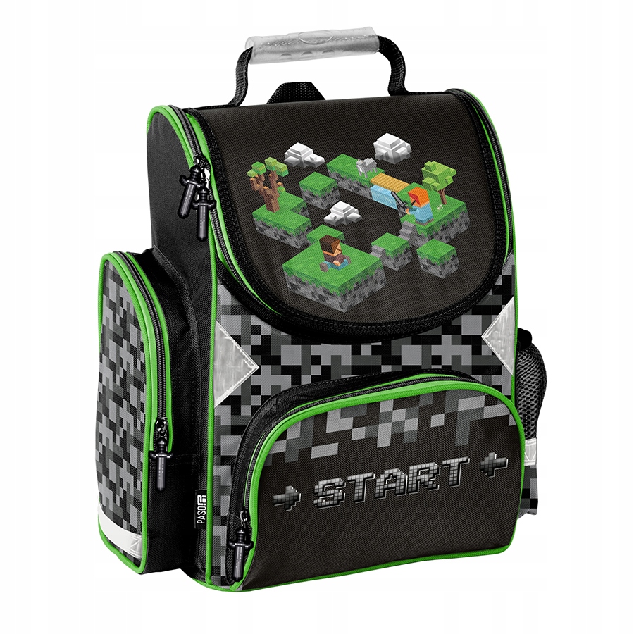 Tornister szkolny dla chłopca klasa 1-3 PASO MINECRAFT