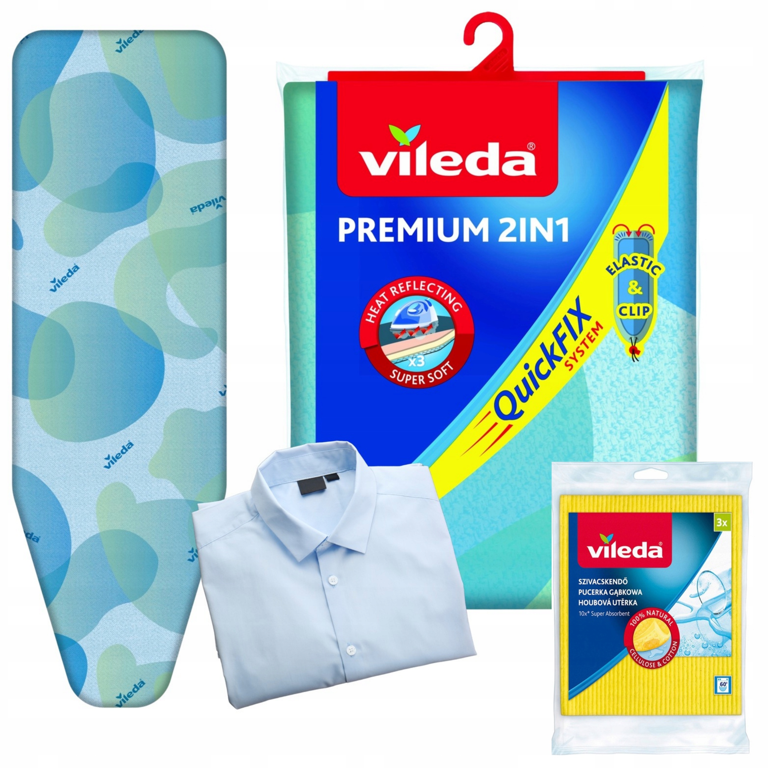 Vileda Premium Kryt na prkno odráží teplo, univerzální, odolný odtrhávač