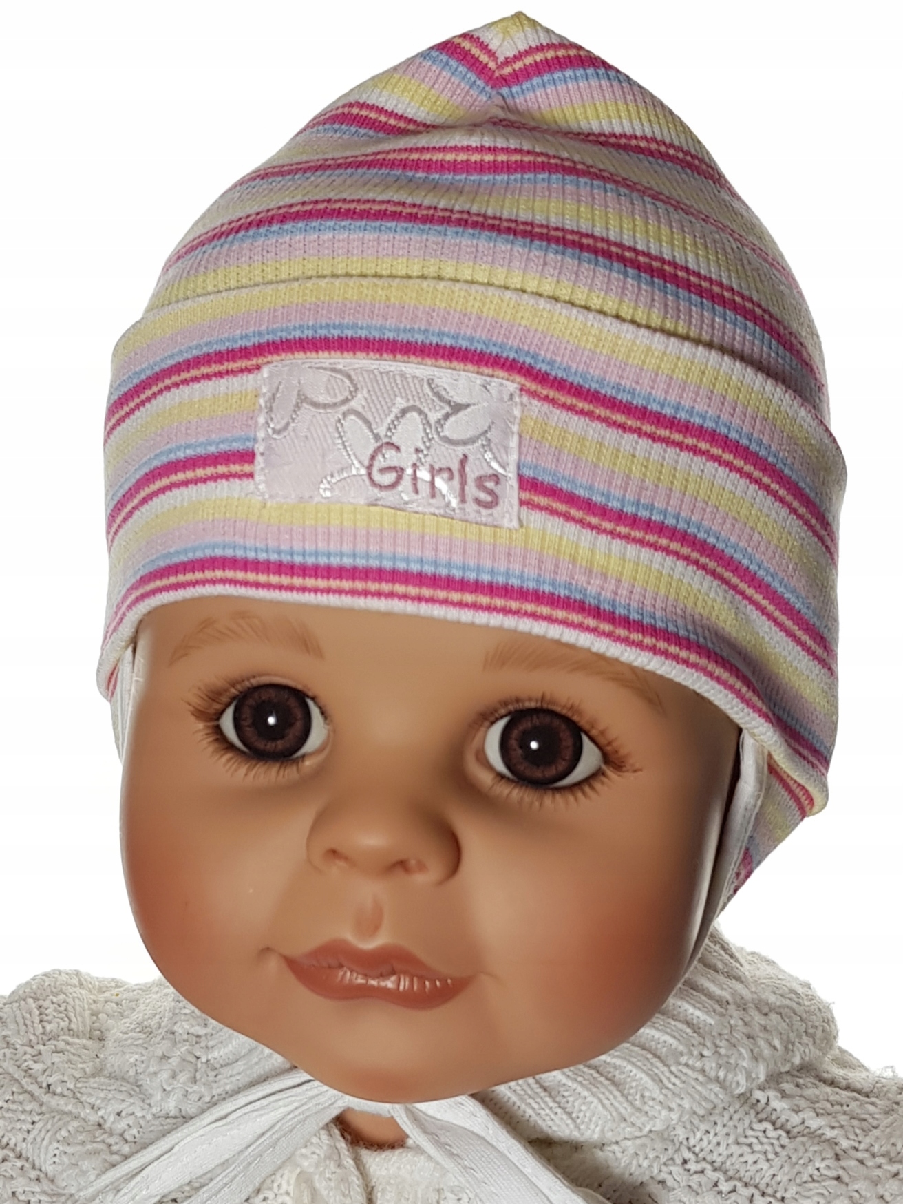 

Czapka Smerfetka Wiązana Uszka 3-12M-CA 30 Kolorów