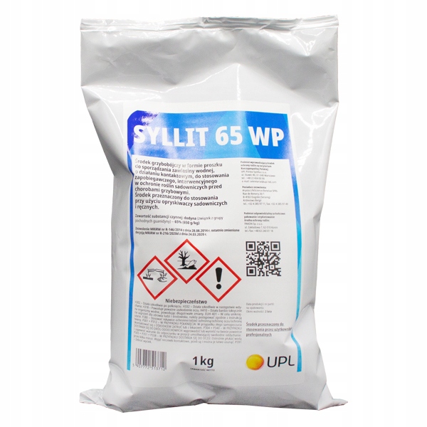 Syllit 65WP 1kg Środek Grzybobójczy Parcha jabłoni gruszy