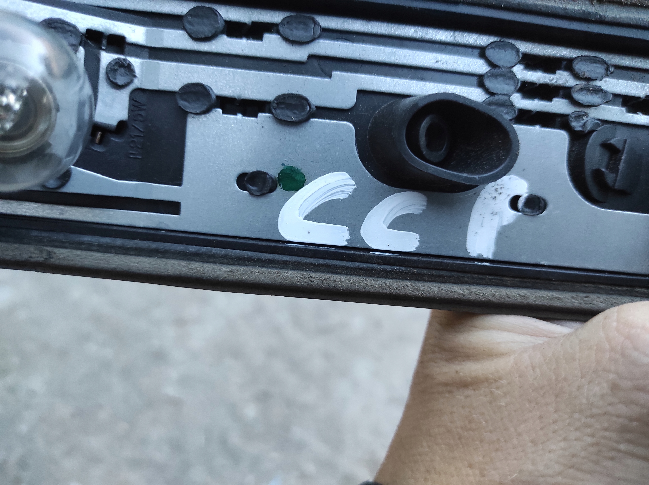 OPEL CORSA C 3D light housing left rear part