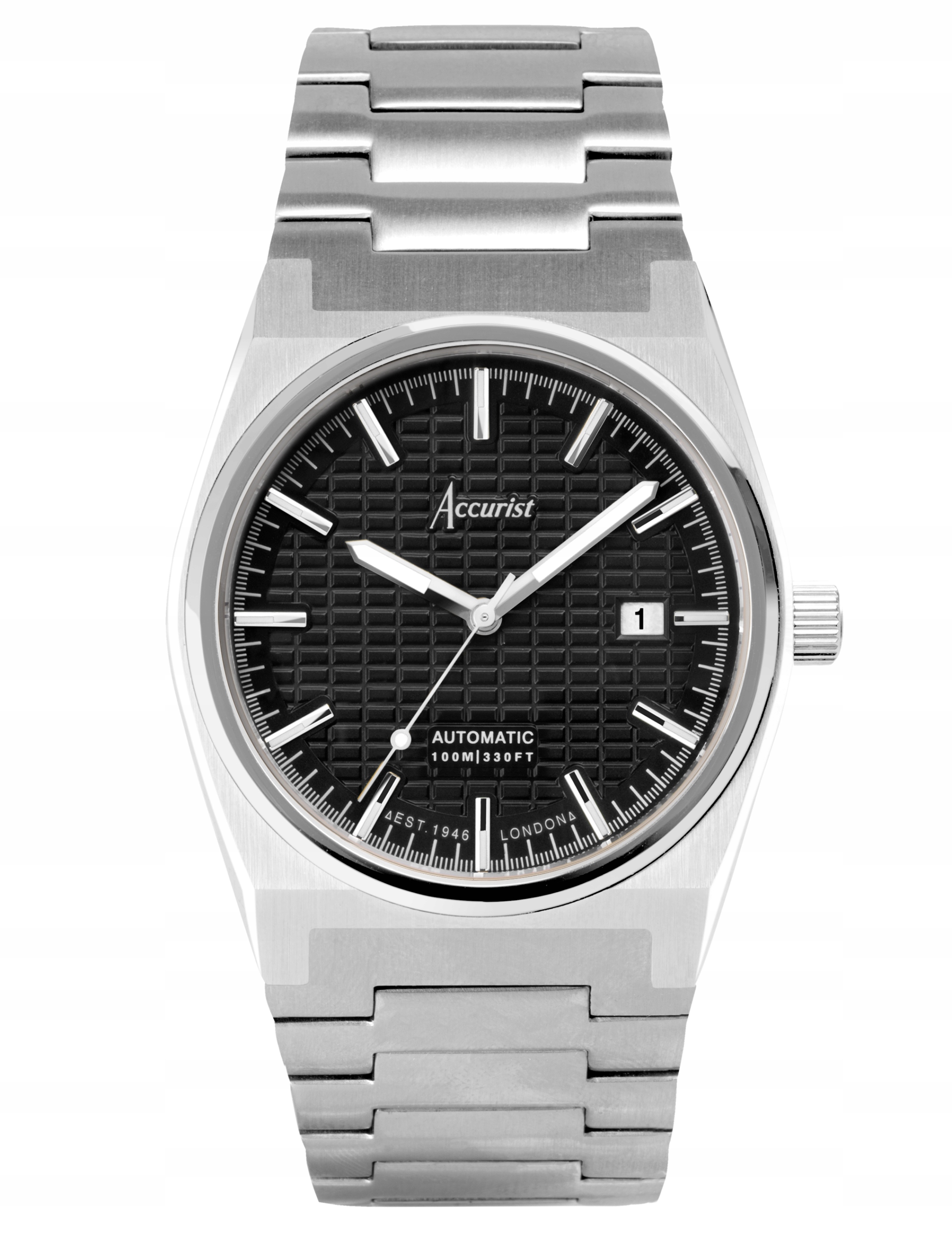 Nové Originální Pánské Hodinky Accurist Origin 70020 Automatic černé