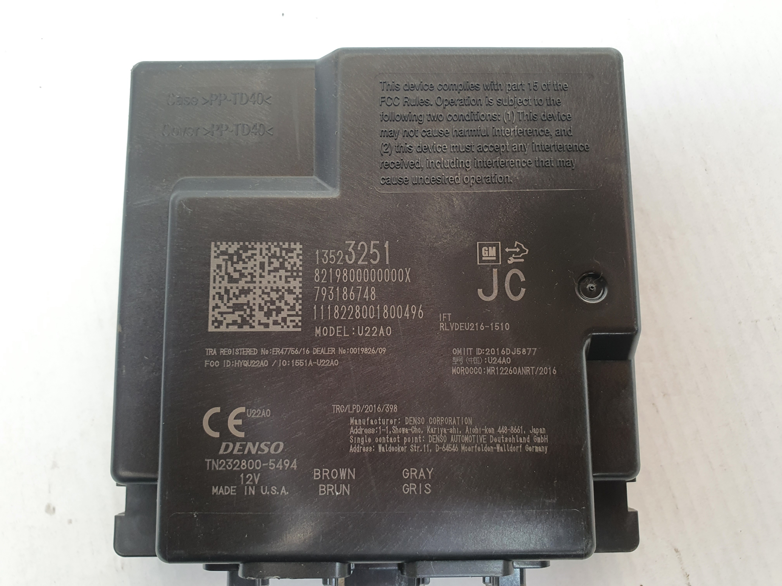 OPEL INSIGNIA B Module KAYLESS 13523251