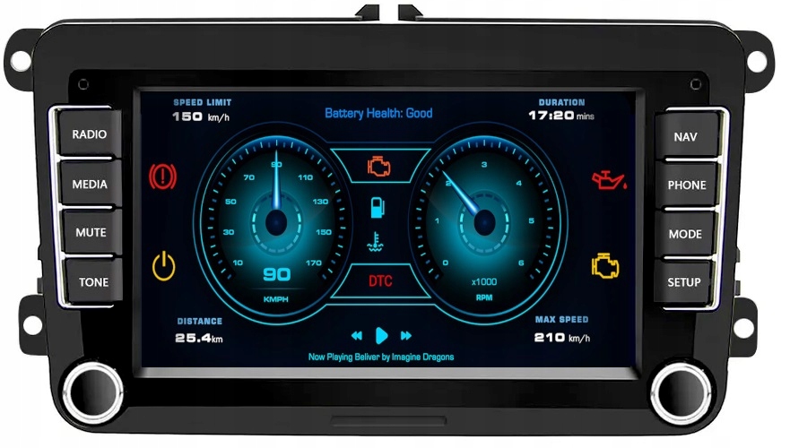 RADIO GPS ANDROID VW AMAROK EOS T5 T6 CADDY 4/64GB Marka Projack