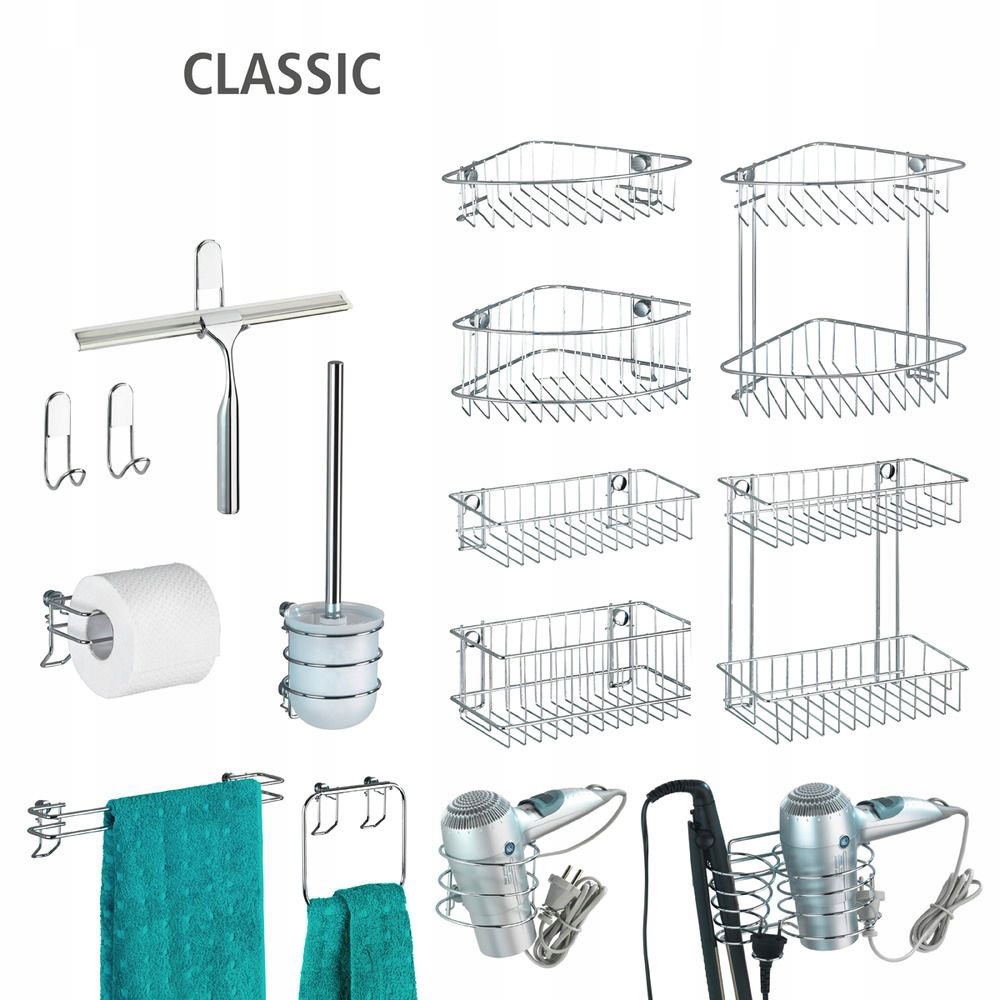 UCHWYT na suszarkę prostownicę WIESZAK 2w1 WENKO Marka Wenko