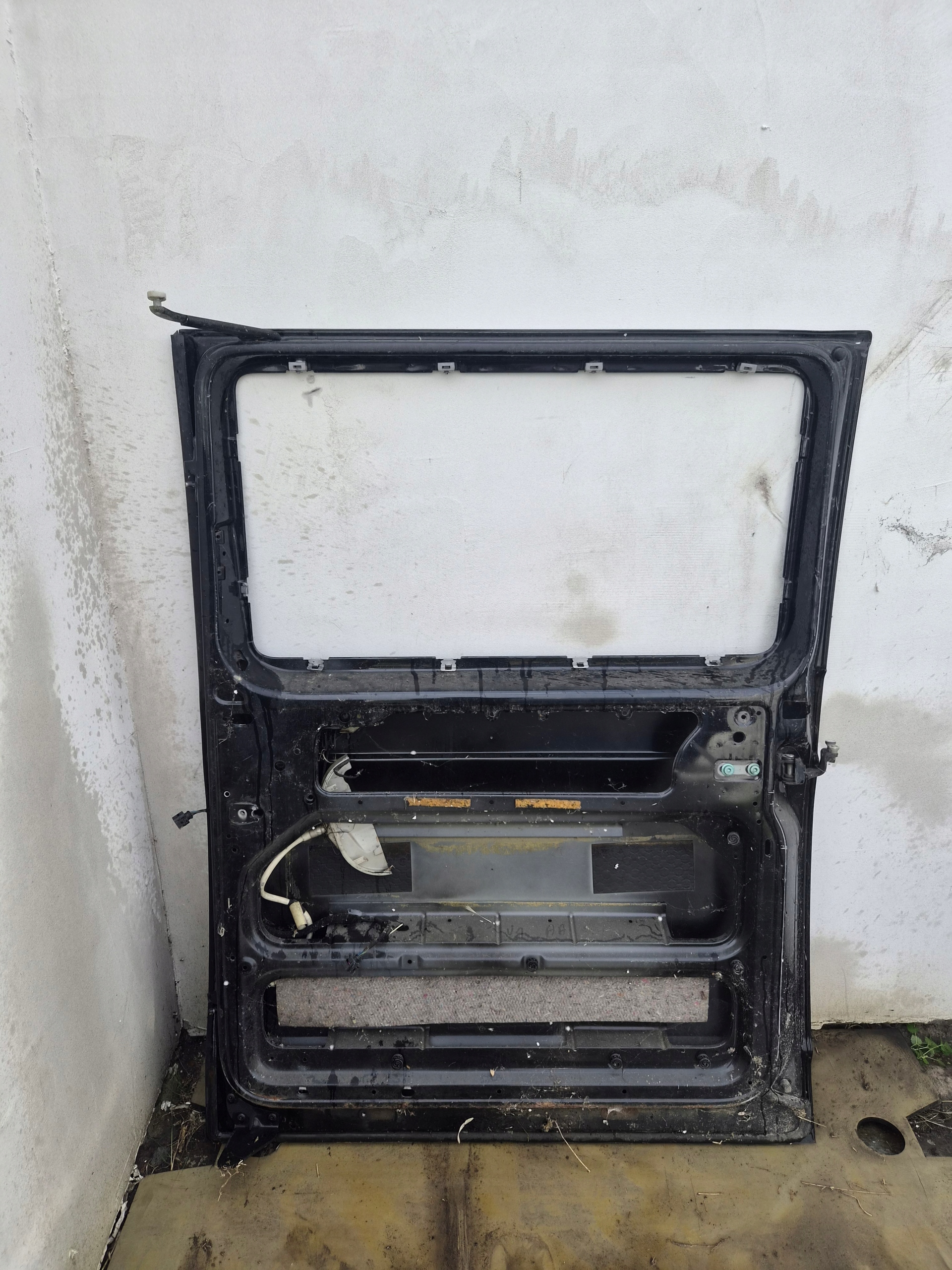 door sliding VW T5 T5 lift side right black,