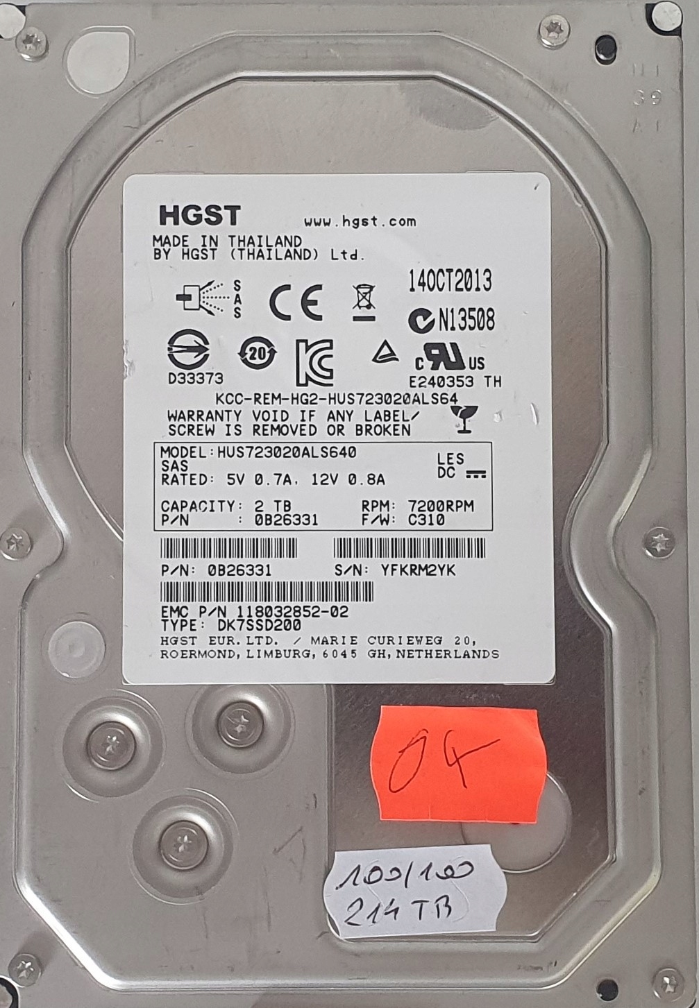 Dysk HGST 3,5