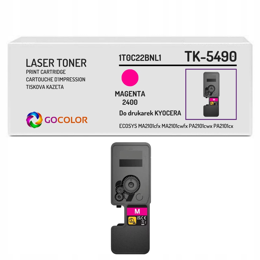 Nowy Toner 1T0C22BNL1 Magenta TK-5490M do Kyocera Ecosys PA2101cwx PA2101cx