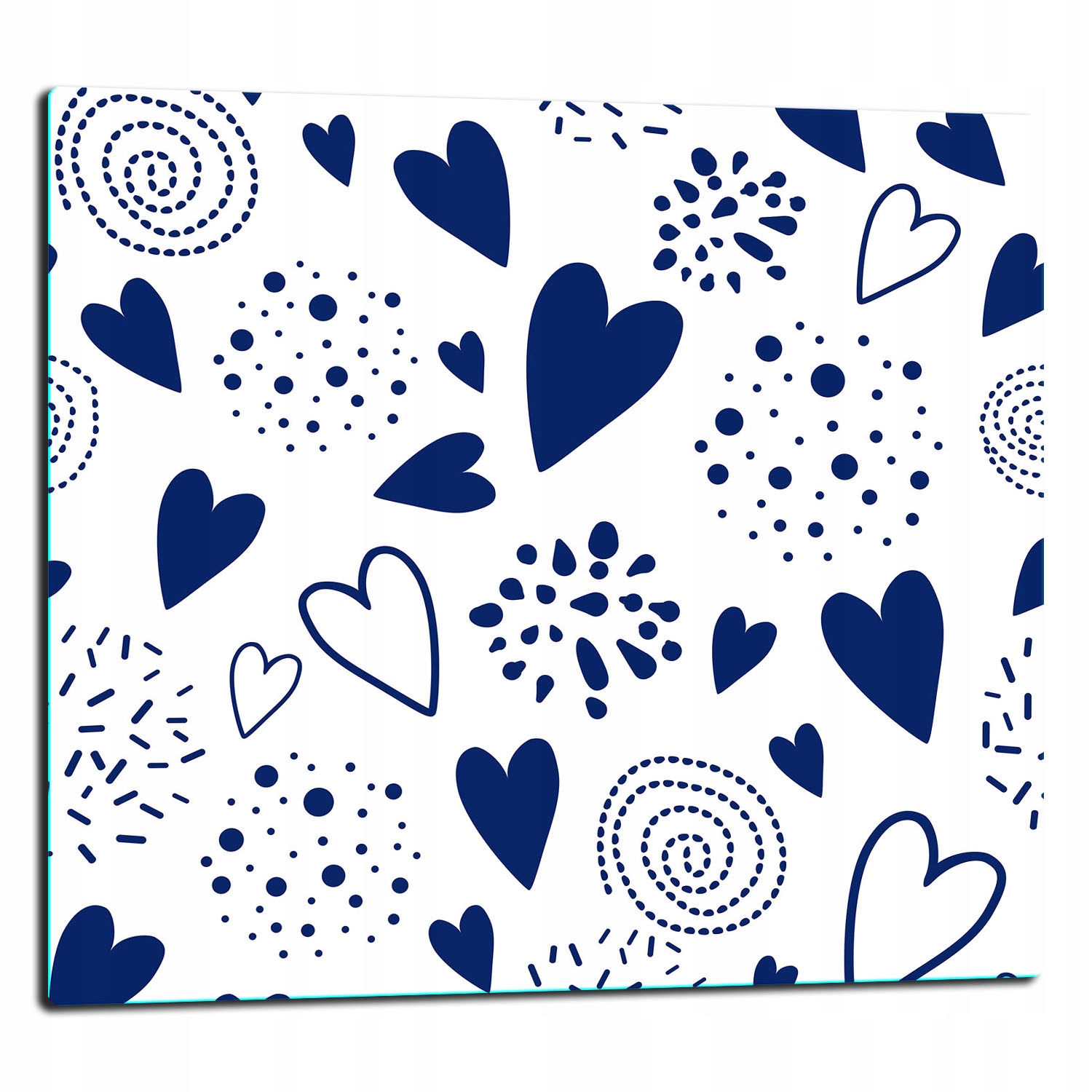 Skleněná Deska Ochranný Panel 65x60 Srdce 7v1
