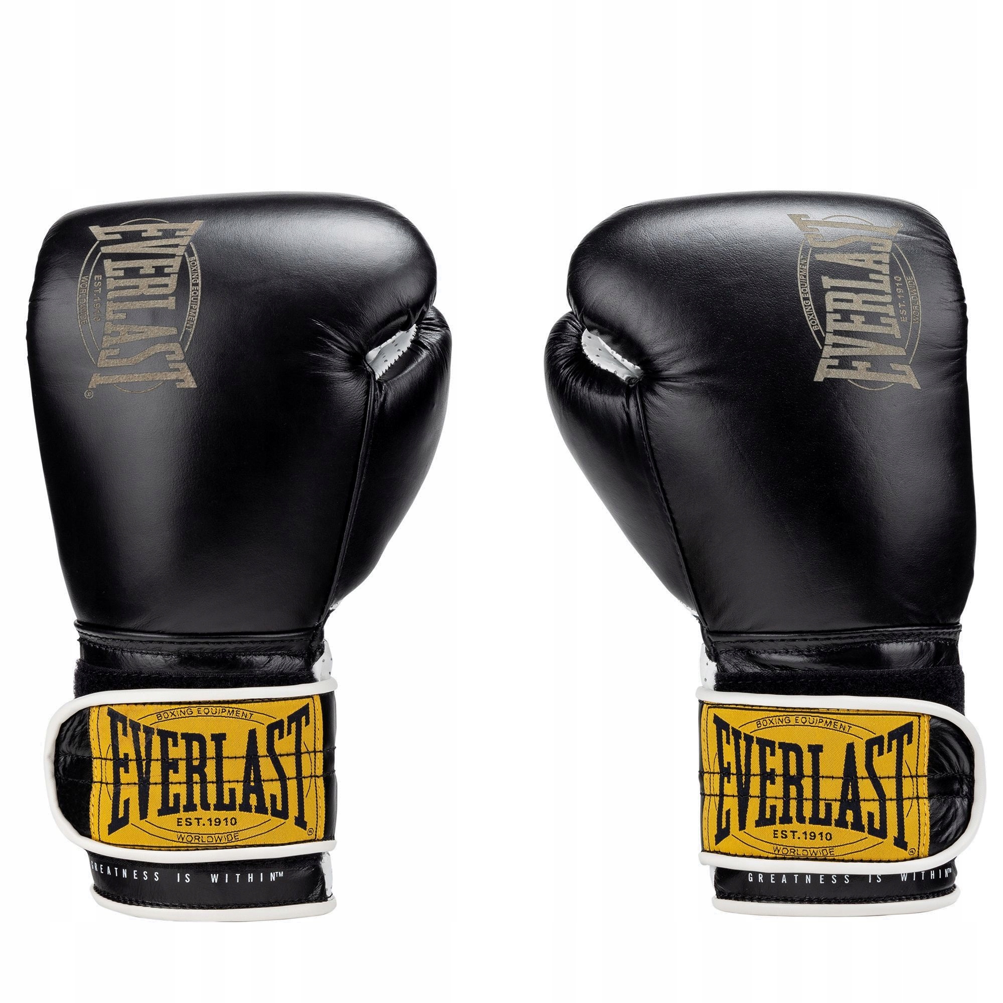 Rękawice bokserskie Everlast 1910 Sparring 14oz skórzane czarne