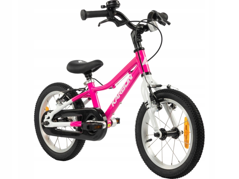 Rower dziecięcy Karbon Superlight 14 cali dla dziewczynki Różowy