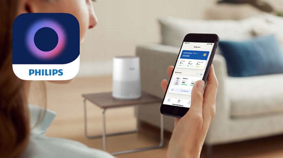 Oczyszczacz powietrza Philips 600i Series AC0650/10 Wi-Fi 3 tryby 44 m² Poziom hałasu 49 dB