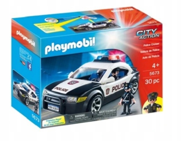 Playmobil 5673 Radiowóz Policyjny Policja Auto