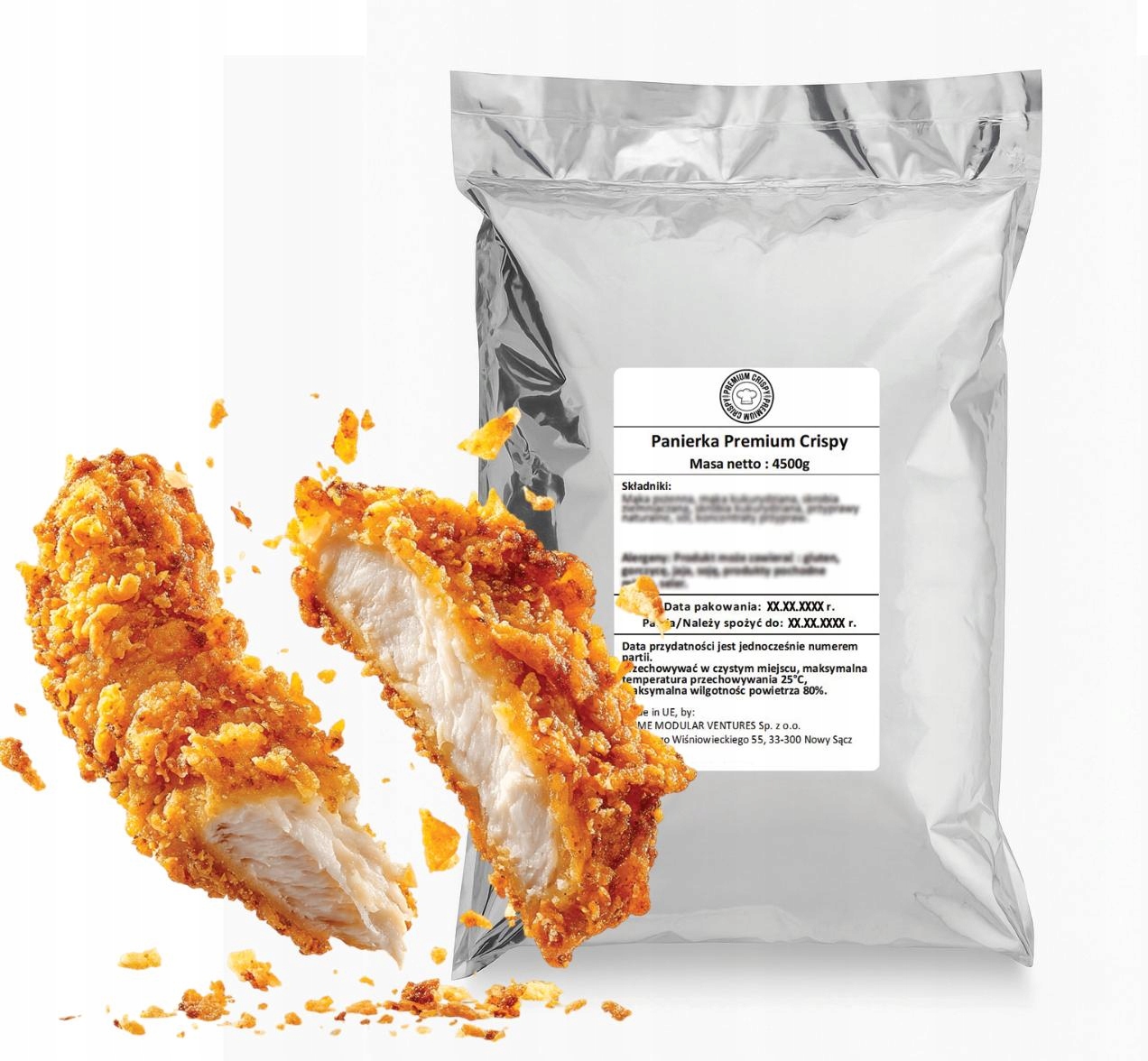 Chrupiąca panierka do kurczaka (KFC) w stylu USA Premium Crispy 4,5kg