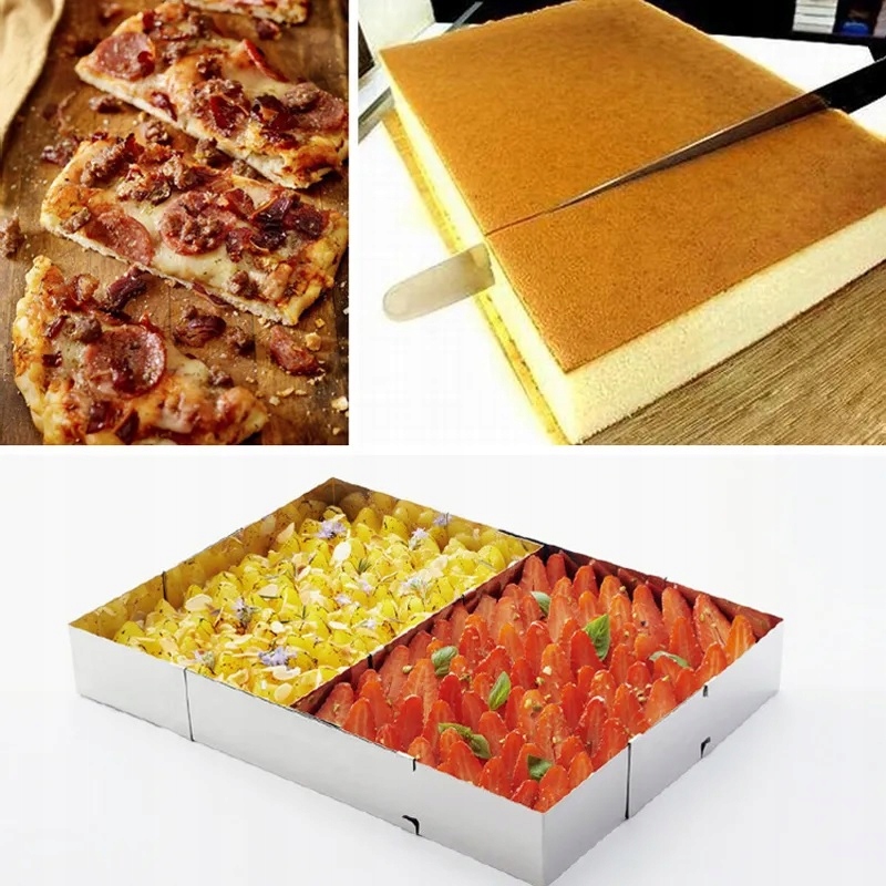 RANT DO TORTU OBRĘCZ FORMA DO CIASTA REGULOWANA Materiał metal