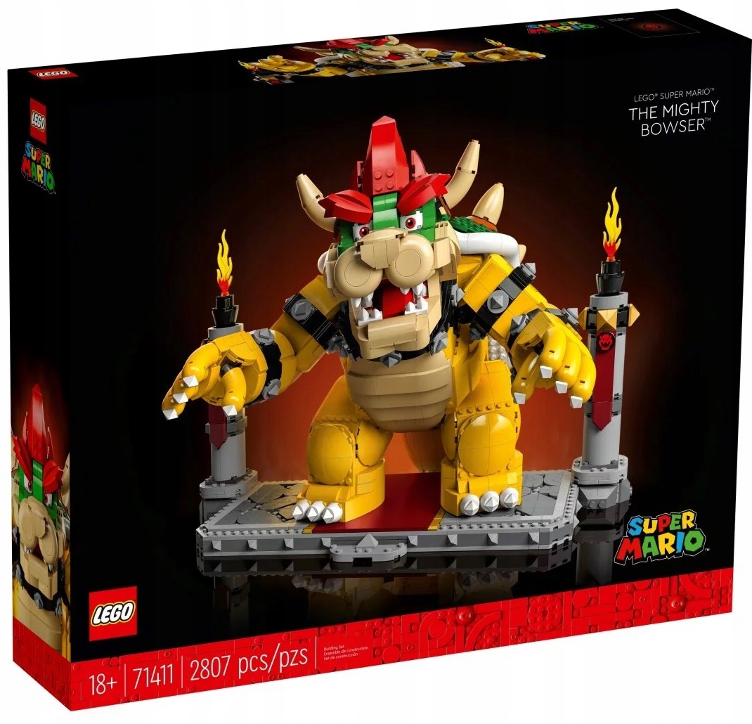 LEGO Super Mario 71411 Potężny Bowser Marka LEGO