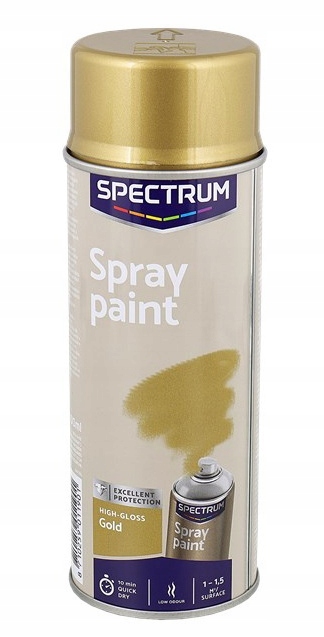 

Spray 400ml akrylowy farba połysk złoty wszystko k