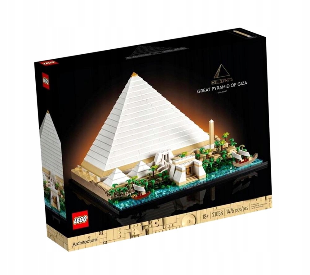 LEGO ARCHITECTURE 21058 PIRAMIDA CHEOPSA