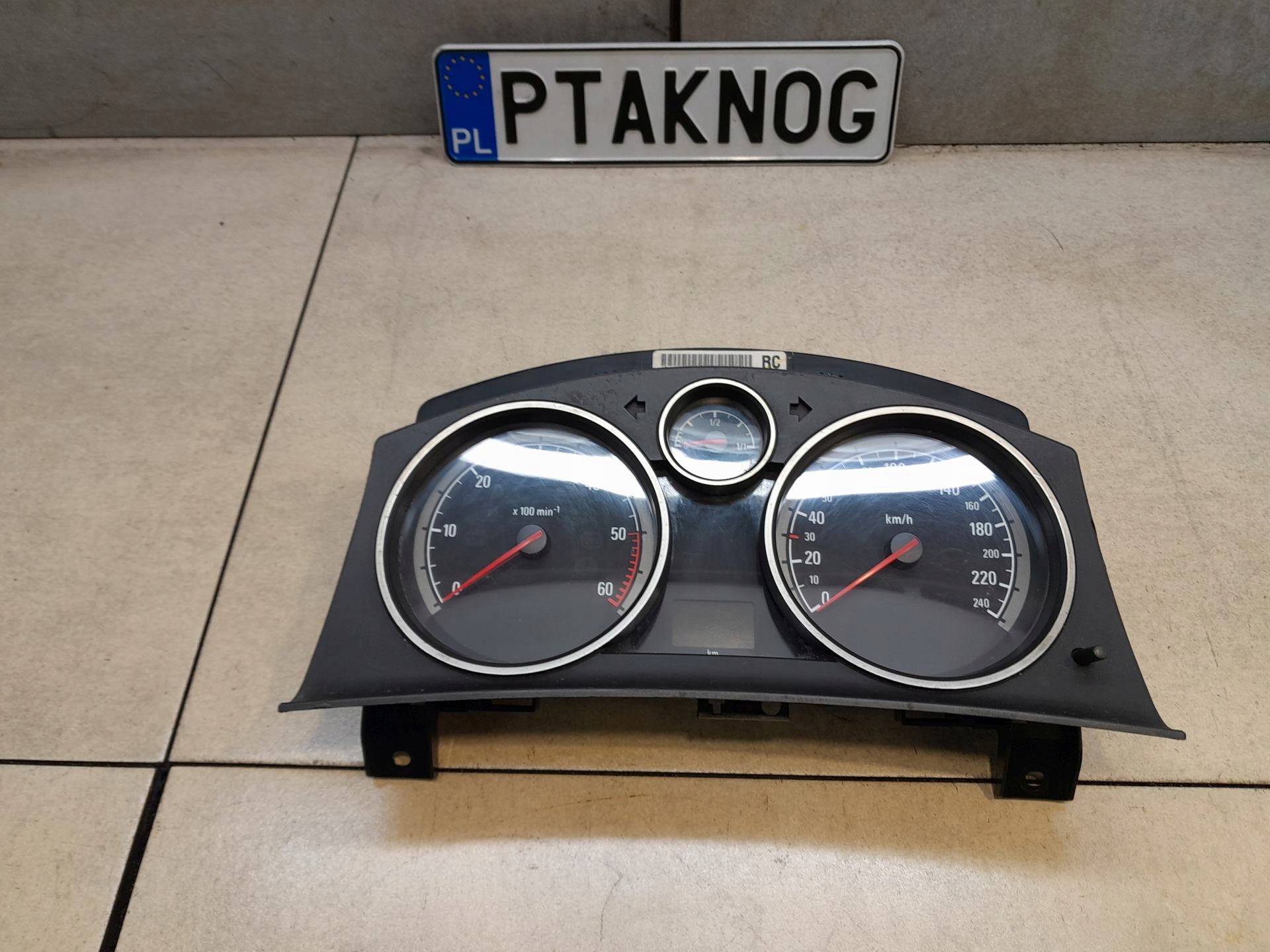 dials dials OPEL ASTRA H 1.7 CDTI 13172012