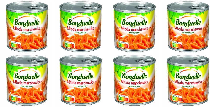 Levně 8 x 400 g Bonduelle Mladá mrkev extázní