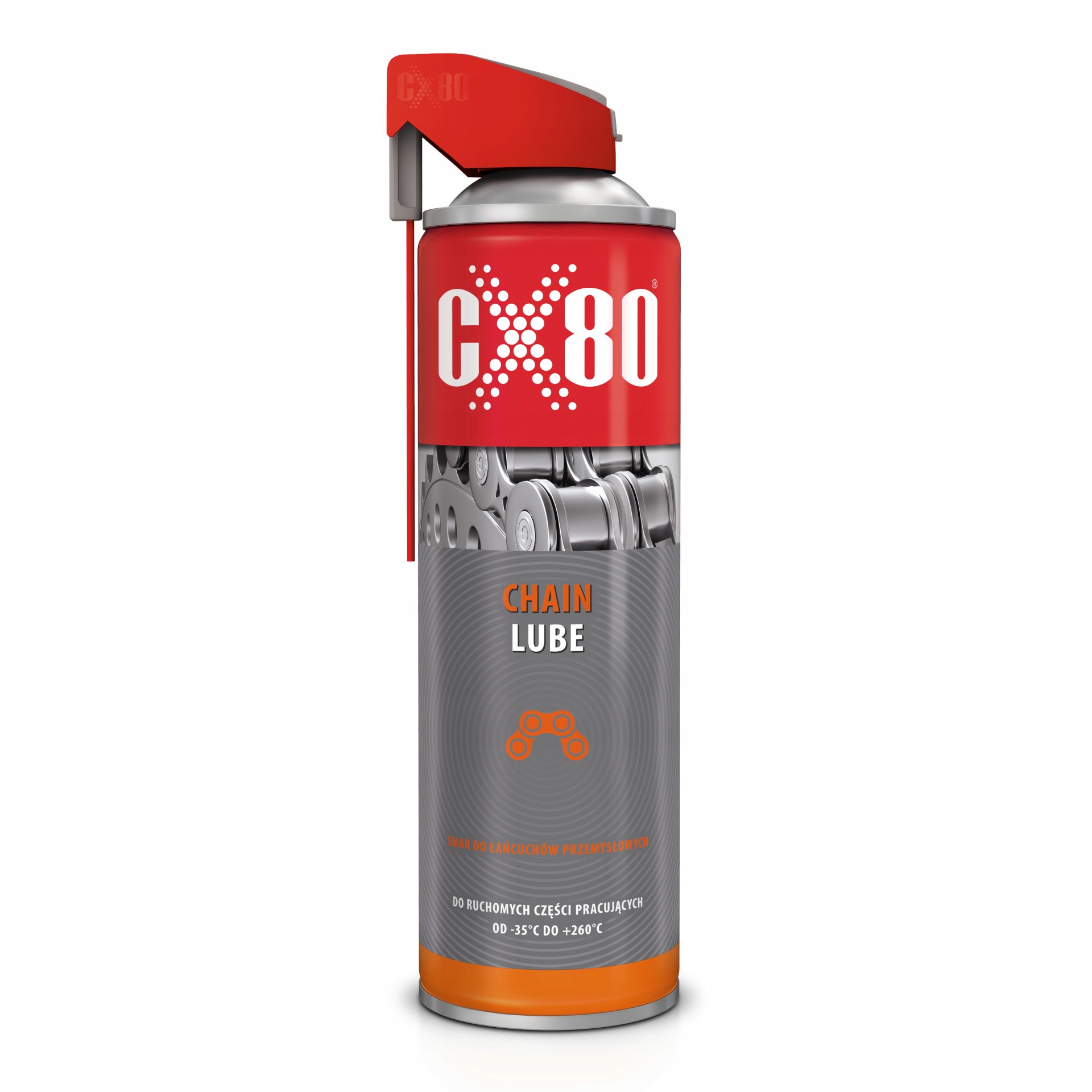 CX80 Chain Lube 500ML Duo Spray Smar do łańcuchów przemysłowych 48183